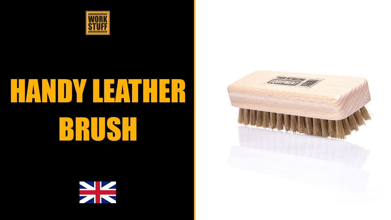 WORK STUFF Удобная кожаная щетка ENG
