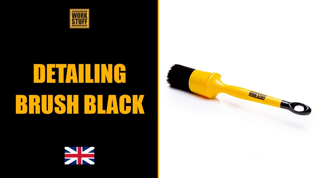 WORK STUFF-ის დეტალების დასამუშავებელი ფუნჯი შავი ENG