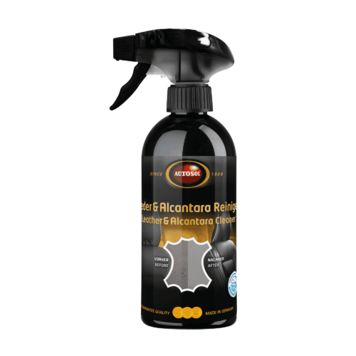 Produktfoto-11-001043-Leder_und_Alcantara_Reiniger-Spru╠êhflasche_500ml-Shop AUTOSOL Leather & Alcantara Cleaner 500 ml | Deep Interior Cleaner