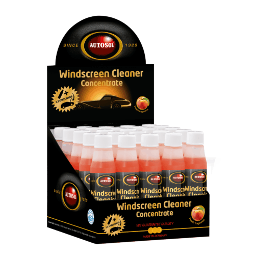Produktfoto-11-005535-Scheibenreiniger_Konzentrat-Flasche_32ml-Shop AUTOSOL Windscreen Wash Concentrate 32 ml | Peach Scented Window Washer Additive