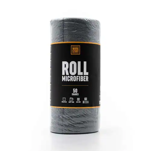Work Stuff microfiber cloth roll 50 pcs 30x30 cm 220 GSM gray
