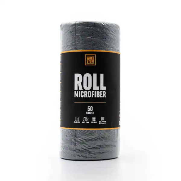 Work Stuff microfiber cloth roll 50 pcs 30x30 cm 220 GSM gray