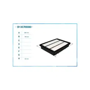 ჰაერის ფილტრი B13CR0080